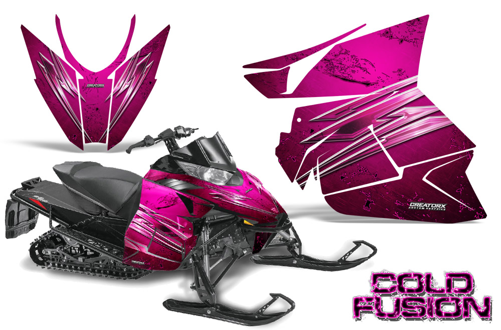 Arctic Cat Pro Climb Cross 2012 Graphics Kit Cold Fusion Pink